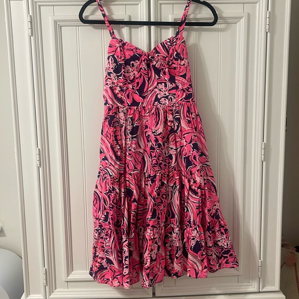 Lilly Pulitzer Adalia flounce dress size 2.